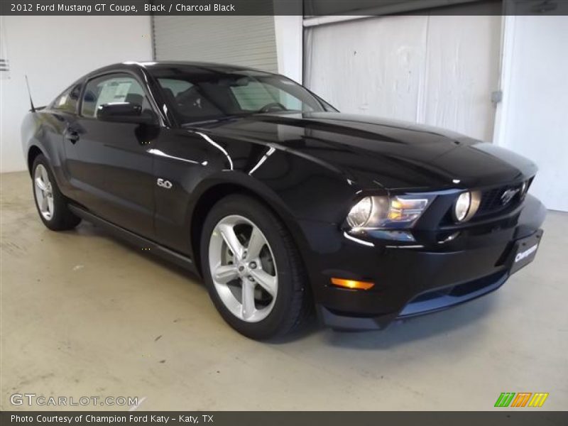 Black / Charcoal Black 2012 Ford Mustang GT Coupe