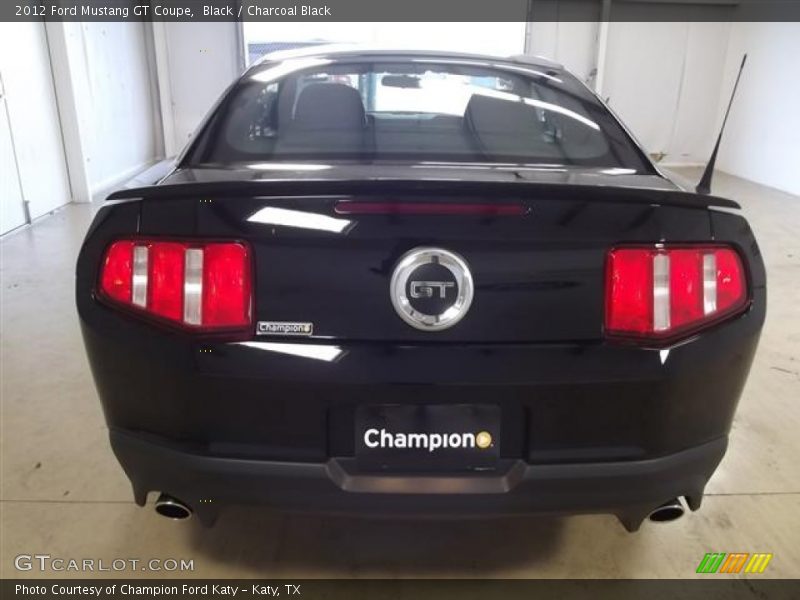 Black / Charcoal Black 2012 Ford Mustang GT Coupe