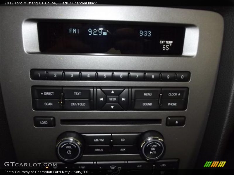 Black / Charcoal Black 2012 Ford Mustang GT Coupe
