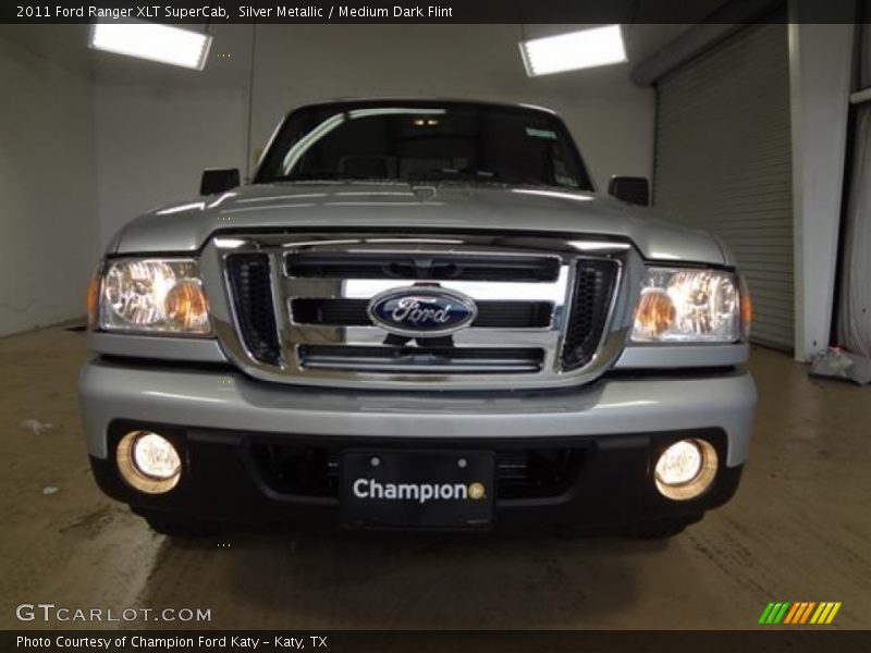 Silver Metallic / Medium Dark Flint 2011 Ford Ranger XLT SuperCab