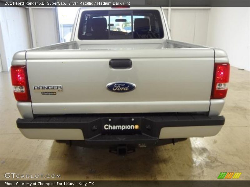 Silver Metallic / Medium Dark Flint 2011 Ford Ranger XLT SuperCab