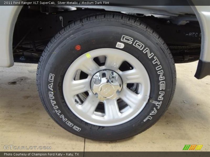 Silver Metallic / Medium Dark Flint 2011 Ford Ranger XLT SuperCab