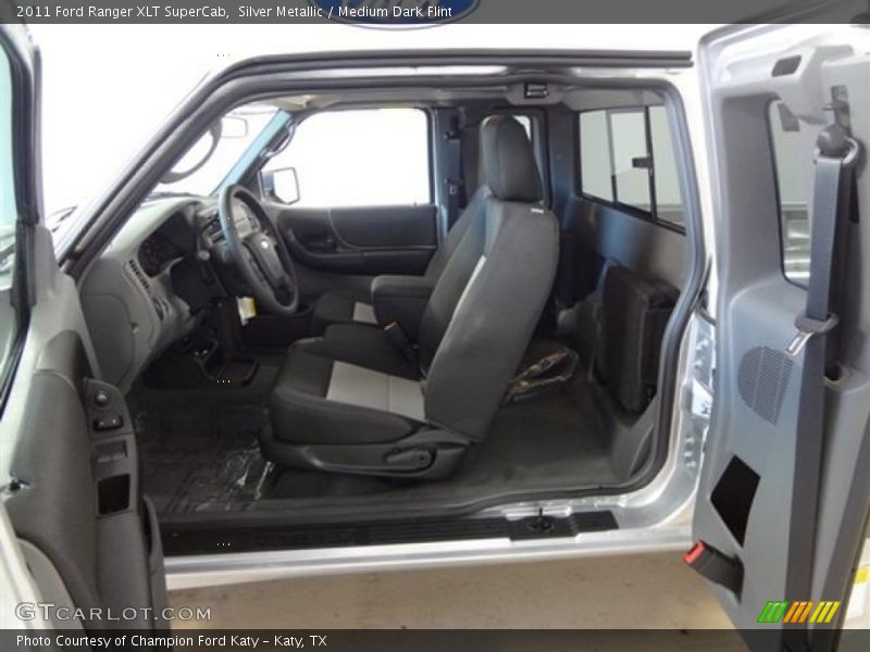 Silver Metallic / Medium Dark Flint 2011 Ford Ranger XLT SuperCab