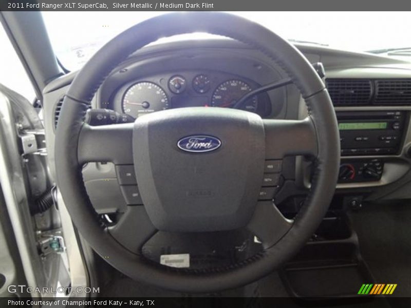 Silver Metallic / Medium Dark Flint 2011 Ford Ranger XLT SuperCab