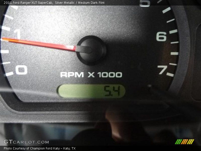 Silver Metallic / Medium Dark Flint 2011 Ford Ranger XLT SuperCab