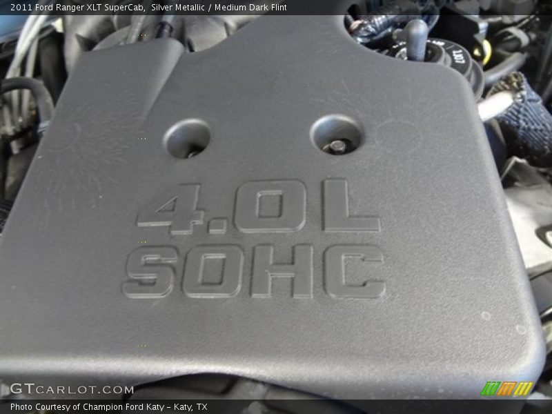 Silver Metallic / Medium Dark Flint 2011 Ford Ranger XLT SuperCab