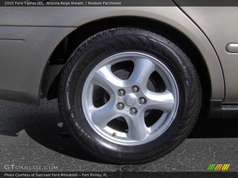 Arizona Beige Metallic / Medium Parchment 2003 Ford Taurus SES