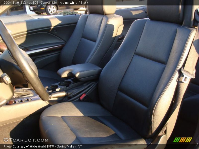 Alpine White / Black 2004 BMW 3 Series 325i Convertible