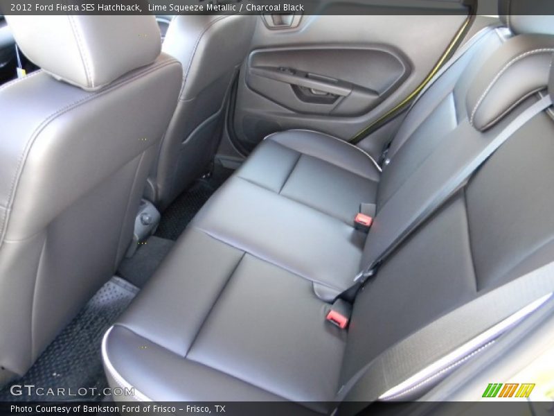 Lime Squeeze Metallic / Charcoal Black 2012 Ford Fiesta SES Hatchback