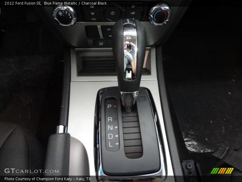 Blue Flame Metallic / Charcoal Black 2012 Ford Fusion SE
