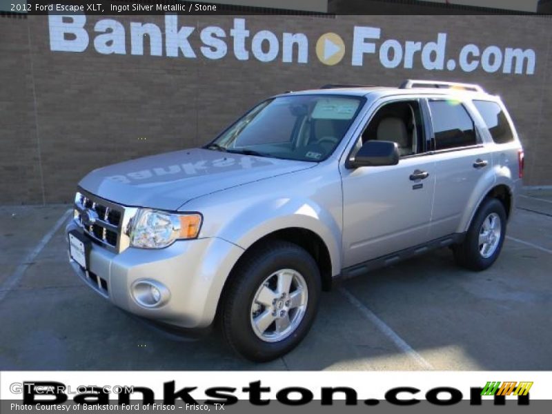Ingot Silver Metallic / Stone 2012 Ford Escape XLT