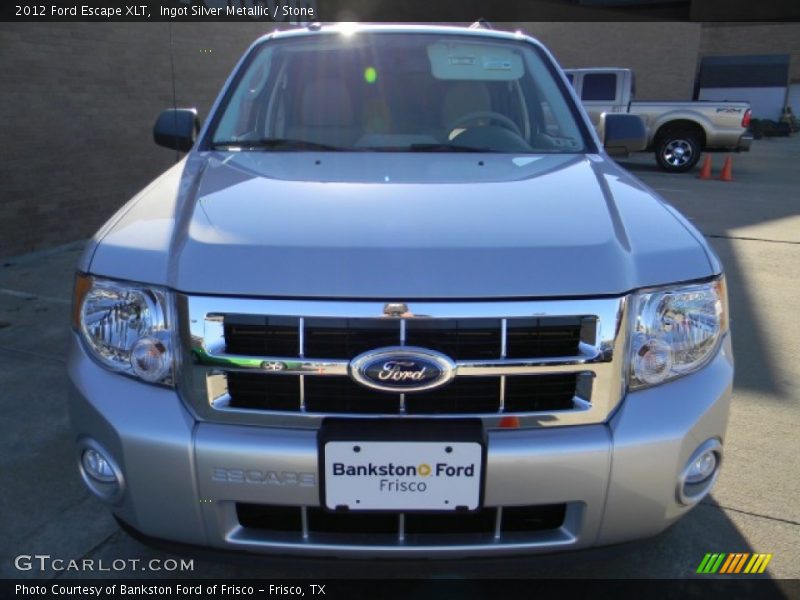 Ingot Silver Metallic / Stone 2012 Ford Escape XLT