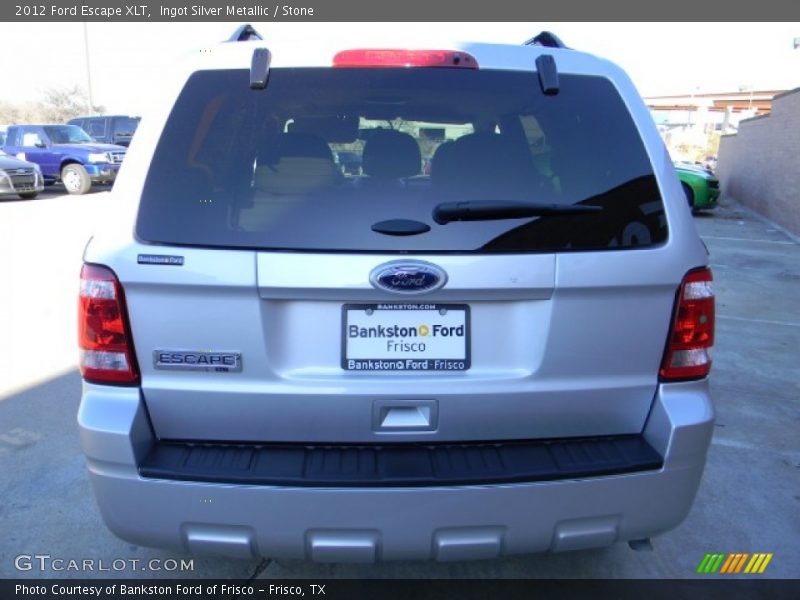 Ingot Silver Metallic / Stone 2012 Ford Escape XLT
