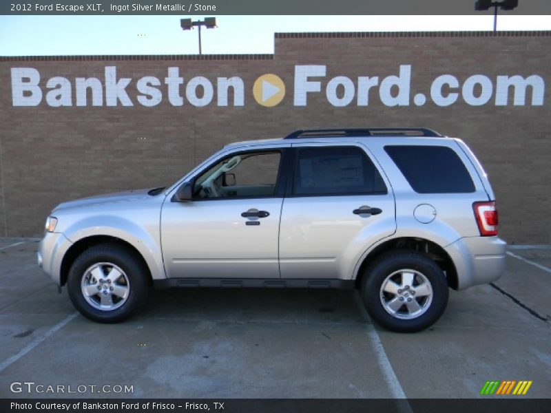 Ingot Silver Metallic / Stone 2012 Ford Escape XLT