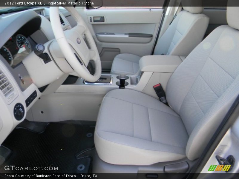 Ingot Silver Metallic / Stone 2012 Ford Escape XLT