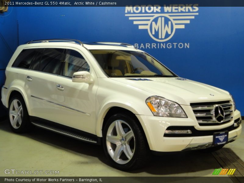 Arctic White / Cashmere 2011 Mercedes-Benz GL 550 4Matic