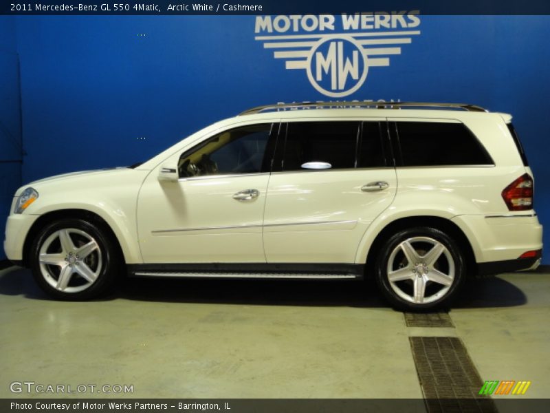 Arctic White / Cashmere 2011 Mercedes-Benz GL 550 4Matic