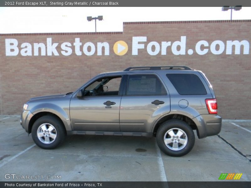 Sterling Gray Metallic / Charcoal Black 2012 Ford Escape XLT