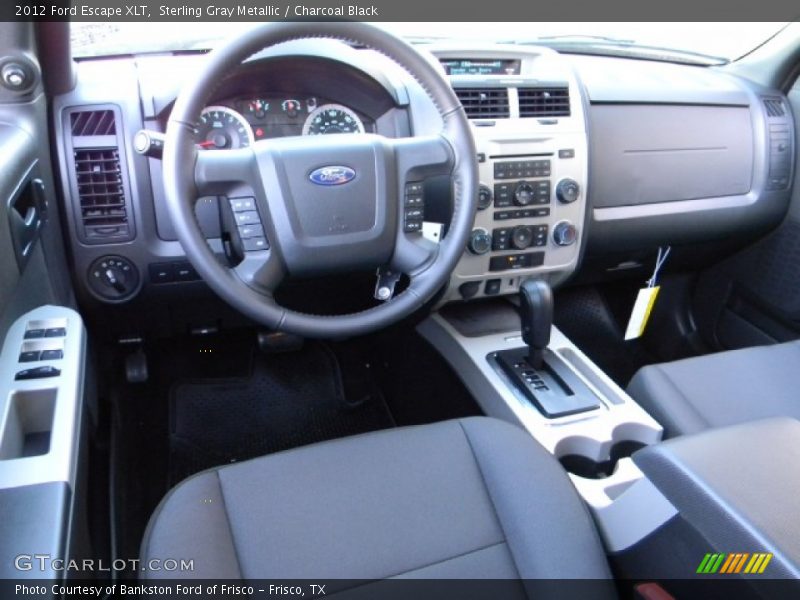 Sterling Gray Metallic / Charcoal Black 2012 Ford Escape XLT
