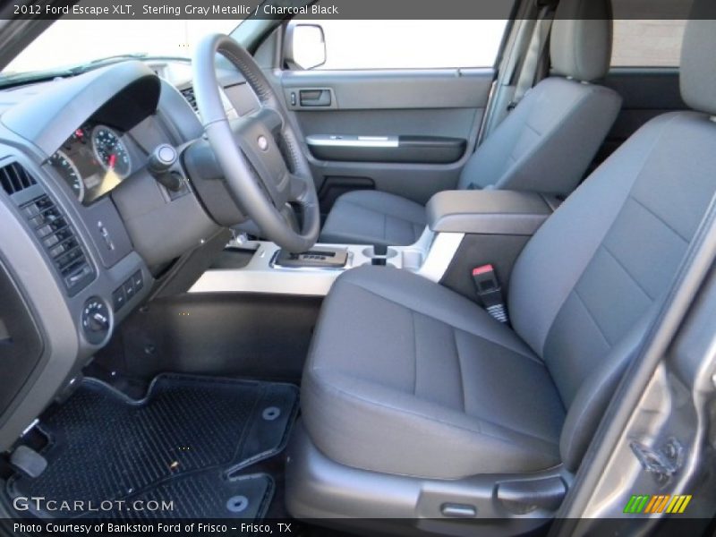 Sterling Gray Metallic / Charcoal Black 2012 Ford Escape XLT