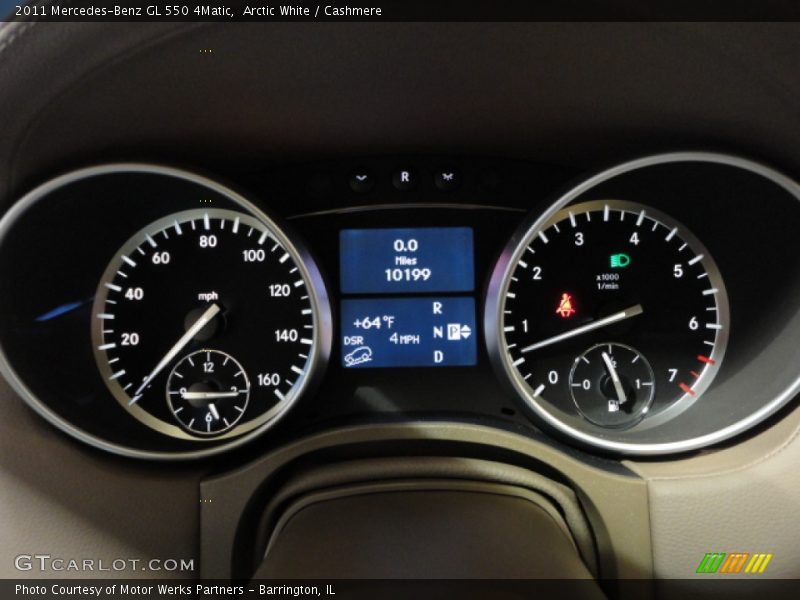 Arctic White / Cashmere 2011 Mercedes-Benz GL 550 4Matic