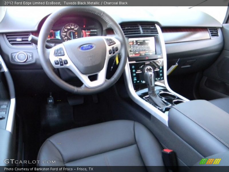Tuxedo Black Metallic / Charcoal Black 2012 Ford Edge Limited EcoBoost