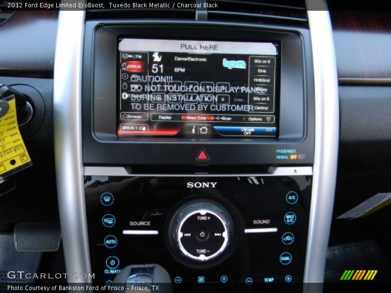 Tuxedo Black Metallic / Charcoal Black 2012 Ford Edge Limited EcoBoost