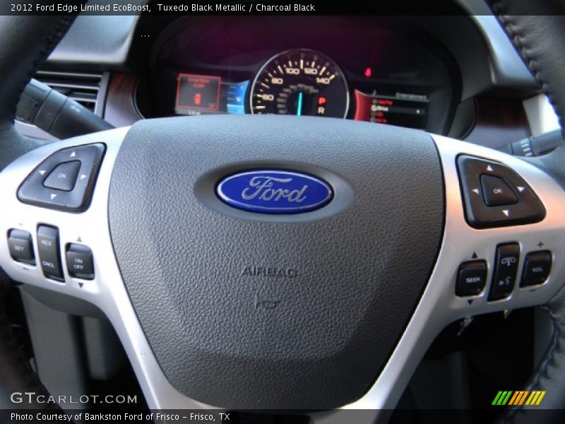 Tuxedo Black Metallic / Charcoal Black 2012 Ford Edge Limited EcoBoost