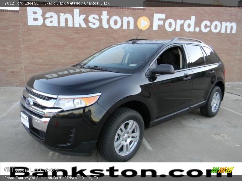 Tuxedo Black Metallic / Charcoal Black 2012 Ford Edge SE