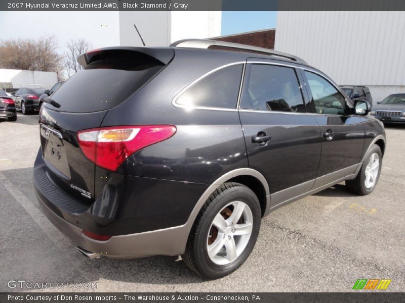 Black Diamond / Gray 2007 Hyundai Veracruz Limited AWD