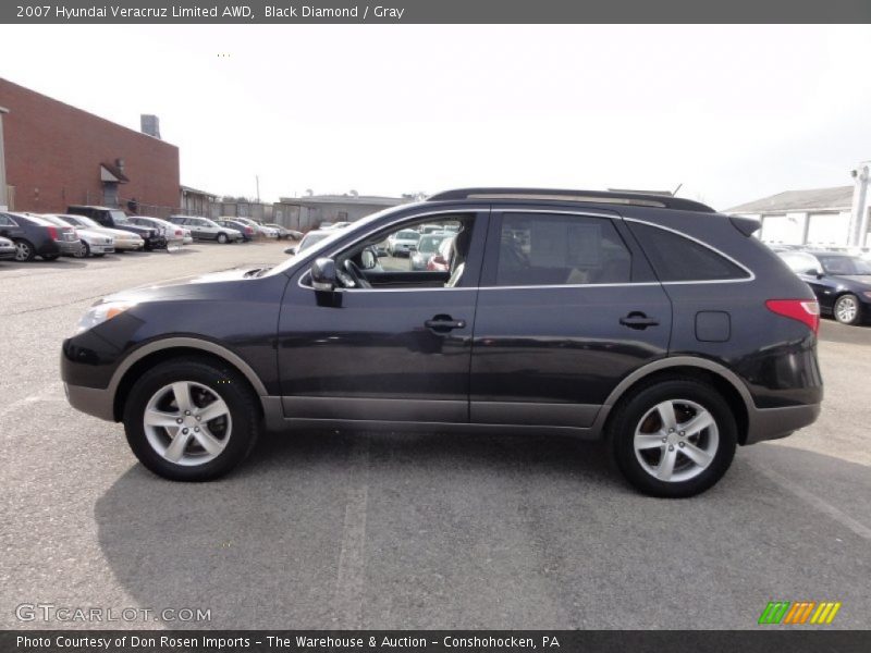 Black Diamond / Gray 2007 Hyundai Veracruz Limited AWD