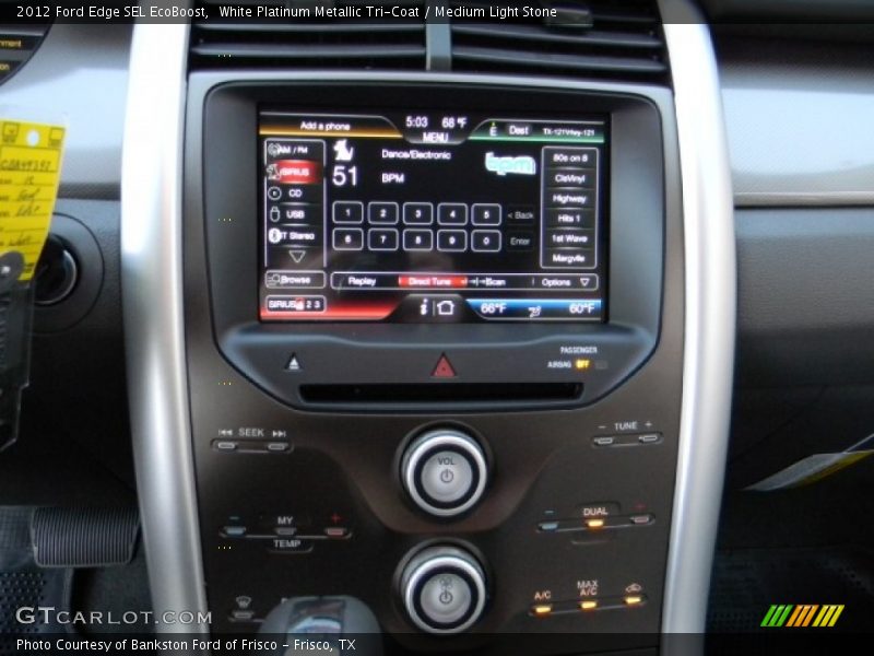 Controls of 2012 Edge SEL EcoBoost