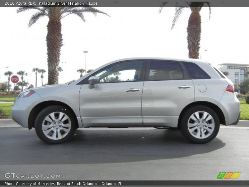 Palladium Silver Metallic / Taupe 2010 Acura RDX