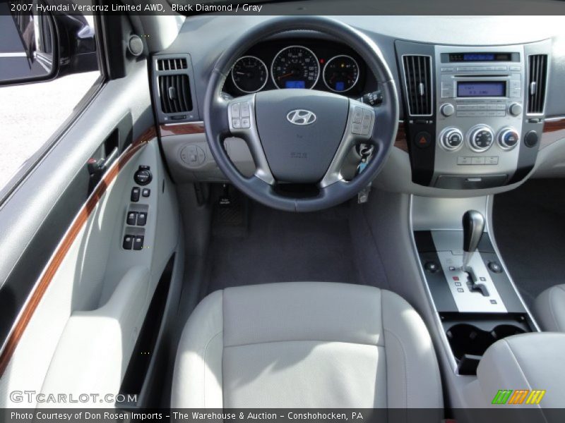 Black Diamond / Gray 2007 Hyundai Veracruz Limited AWD