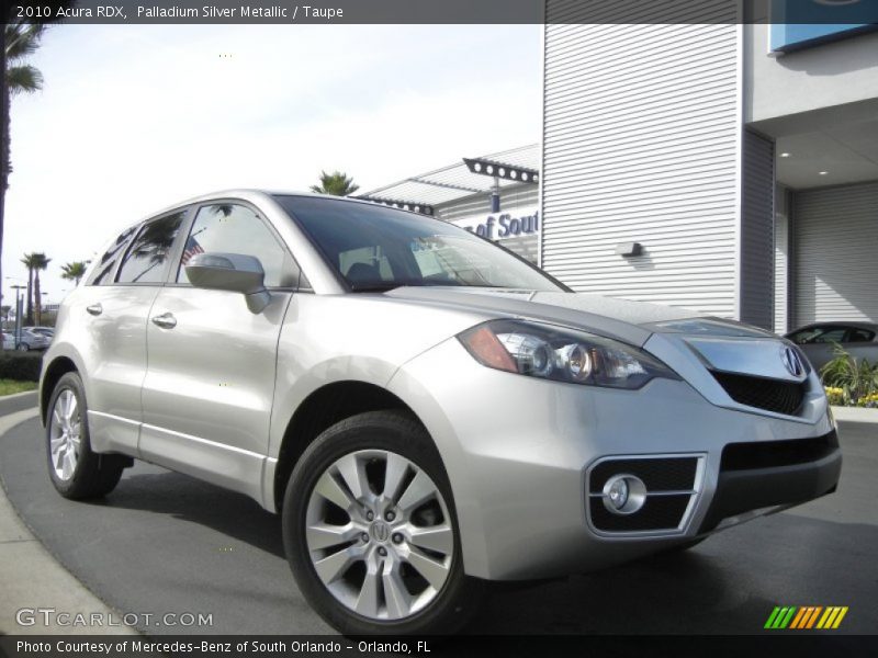 Palladium Silver Metallic / Taupe 2010 Acura RDX