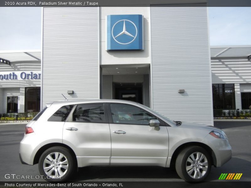 Palladium Silver Metallic / Taupe 2010 Acura RDX