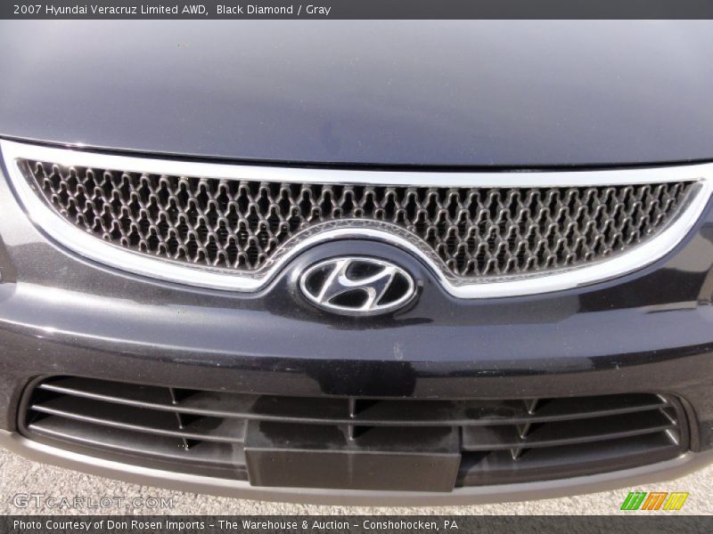 Black Diamond / Gray 2007 Hyundai Veracruz Limited AWD