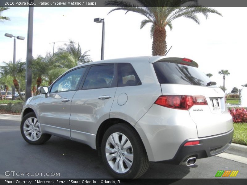 Palladium Silver Metallic / Taupe 2010 Acura RDX