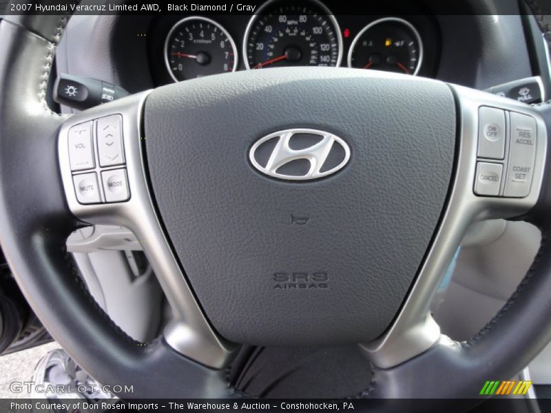 Black Diamond / Gray 2007 Hyundai Veracruz Limited AWD