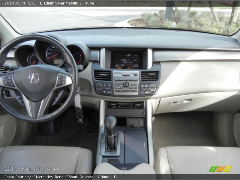 Dashboard of 2010 RDX 