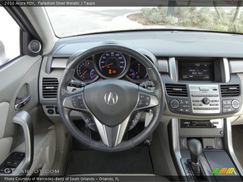 Dashboard of 2010 RDX 