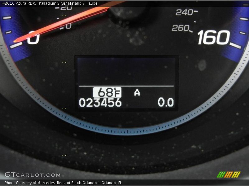 Palladium Silver Metallic / Taupe 2010 Acura RDX