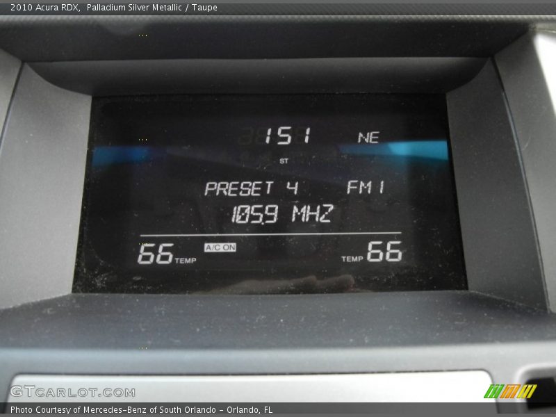 Palladium Silver Metallic / Taupe 2010 Acura RDX