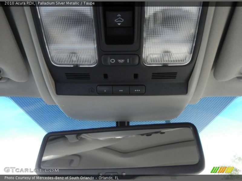Palladium Silver Metallic / Taupe 2010 Acura RDX