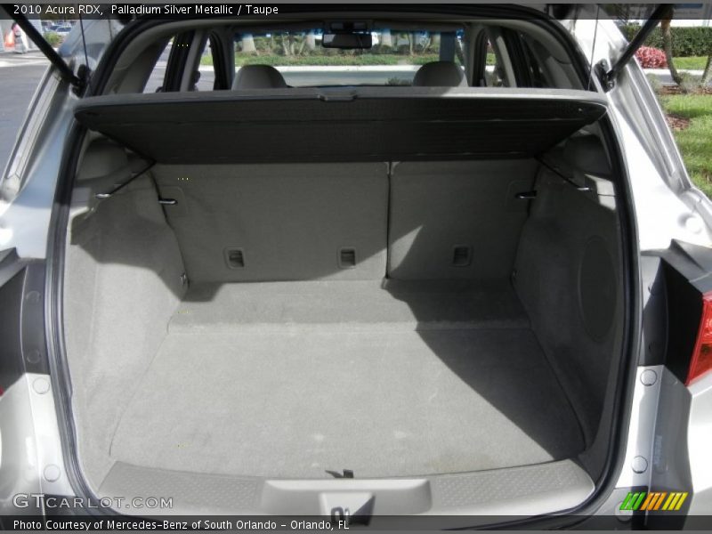  2010 RDX  Trunk