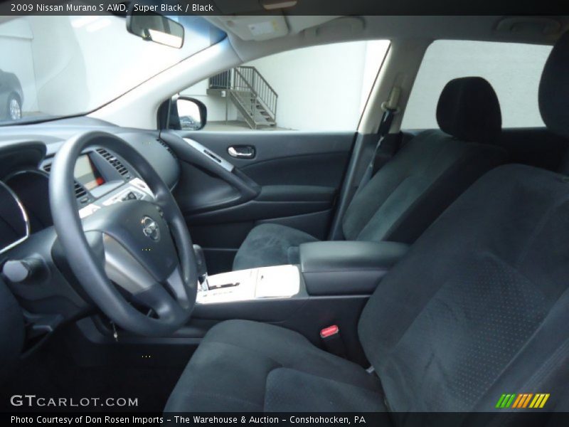 Super Black / Black 2009 Nissan Murano S AWD