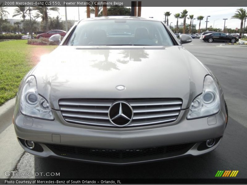Pewter Metallic / Cashmere Beige 2008 Mercedes-Benz CLS 550