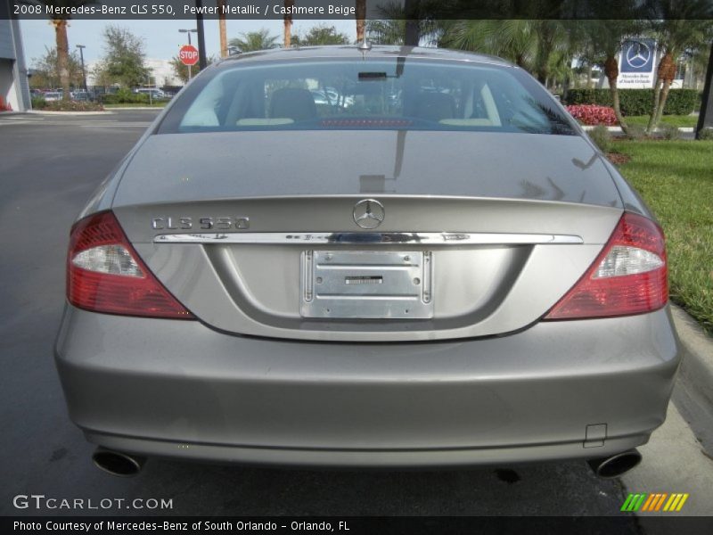 Pewter Metallic / Cashmere Beige 2008 Mercedes-Benz CLS 550