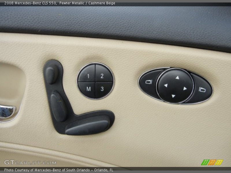 Pewter Metallic / Cashmere Beige 2008 Mercedes-Benz CLS 550