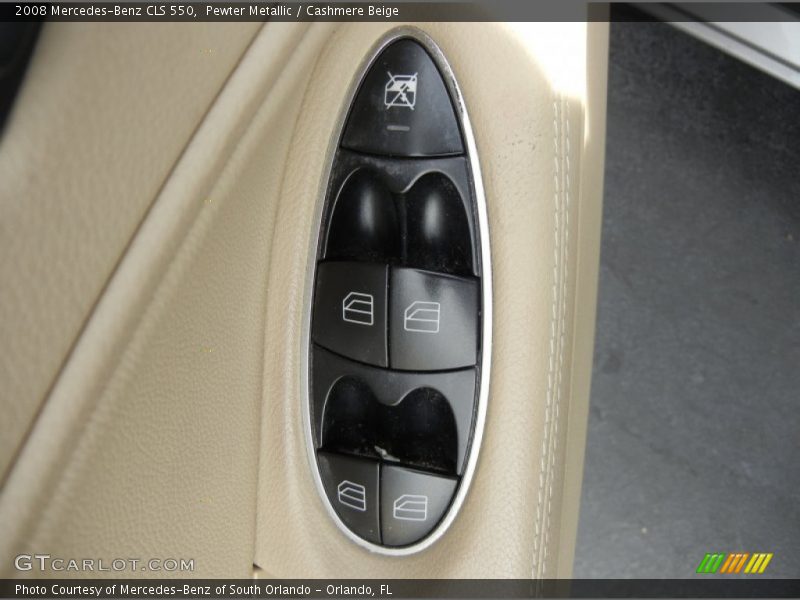 Pewter Metallic / Cashmere Beige 2008 Mercedes-Benz CLS 550